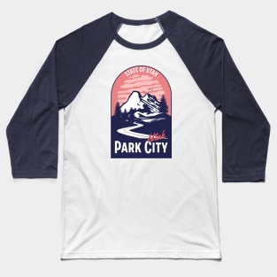 Park City Utah Retro Baseball T-Shirt